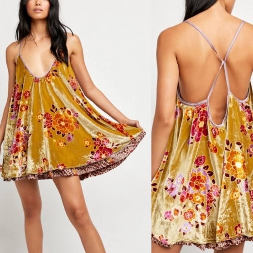 Free People | Flip Side Mini Dress